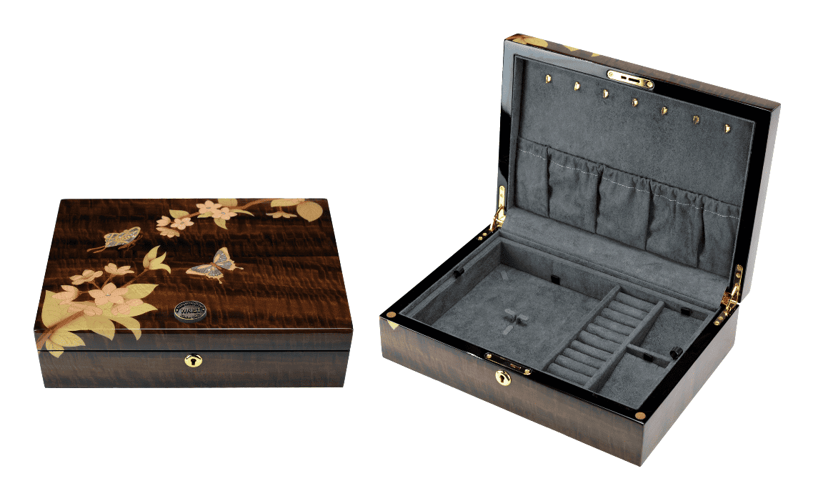 Đánh giá hộp đựng trang sức có khóa bằng gỗ sơn mài WRIST HTS112